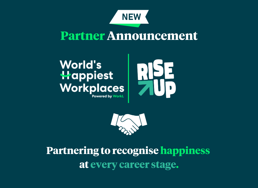 WorkL announces Rise Up as World's Happiest Workplaces Partner