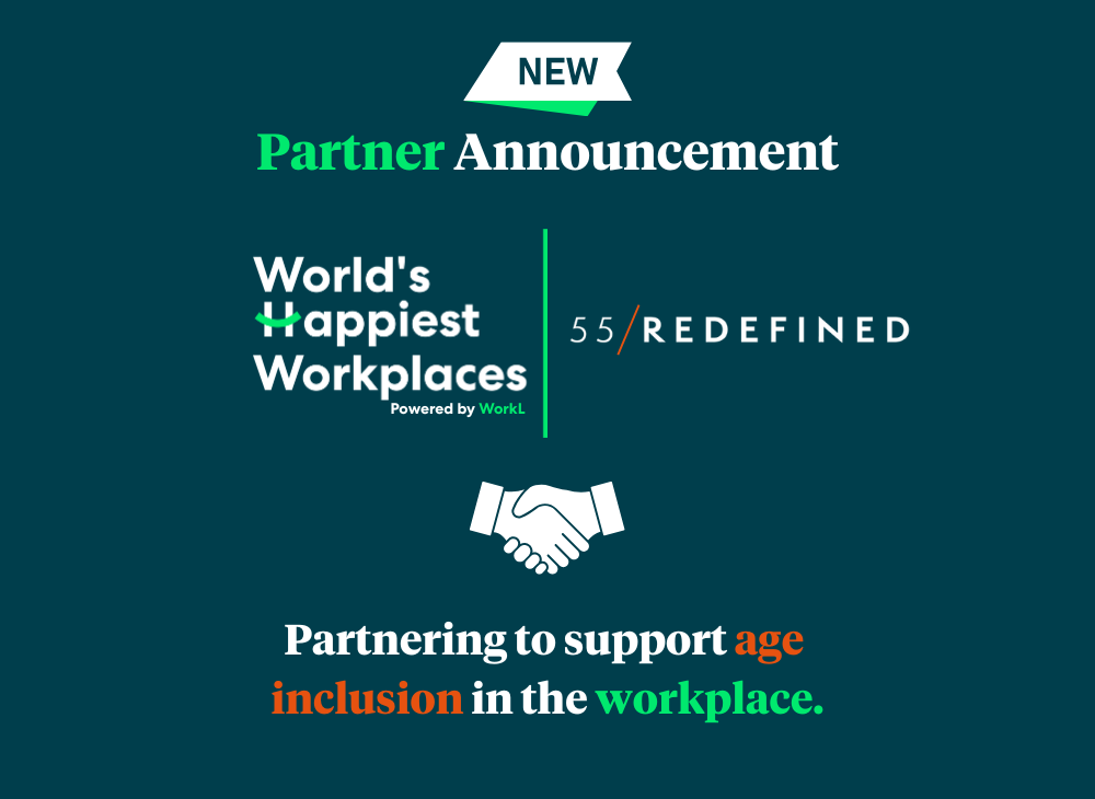World's Happiest Workplaces and 55/Redefined Partnership Announcement