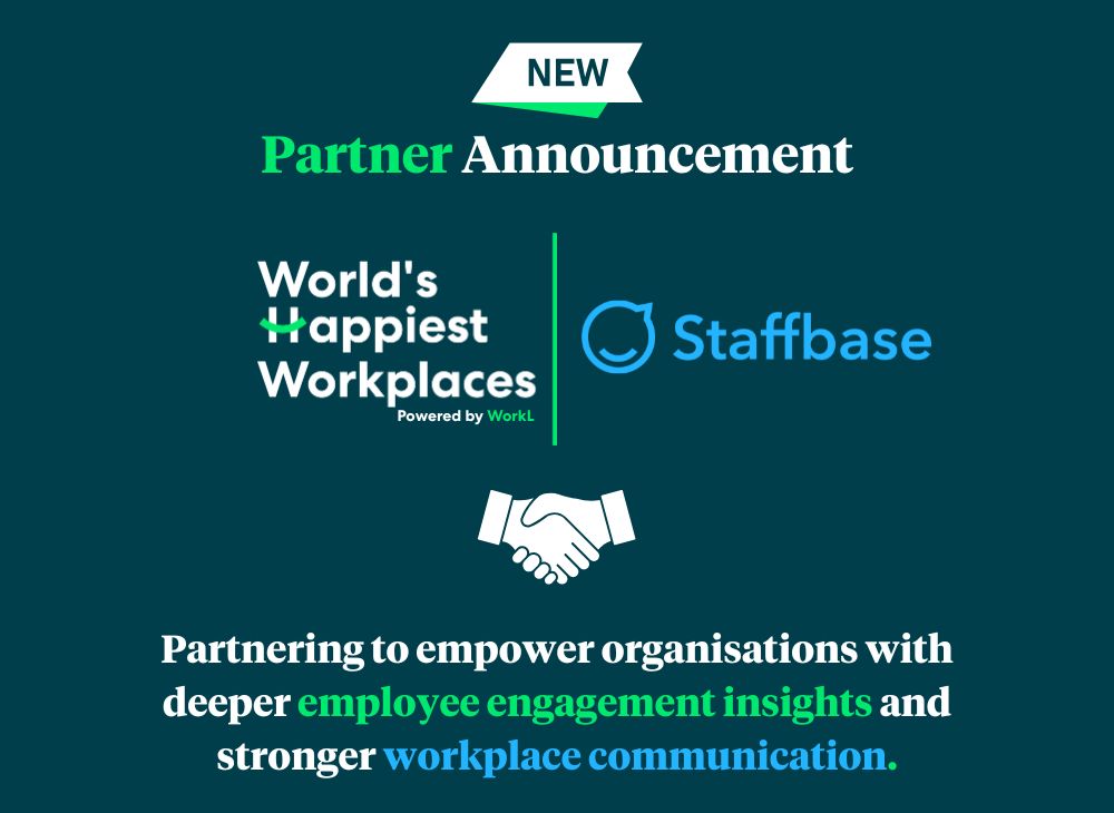 World's Happiest Workplaces and Staffbase partner announcement