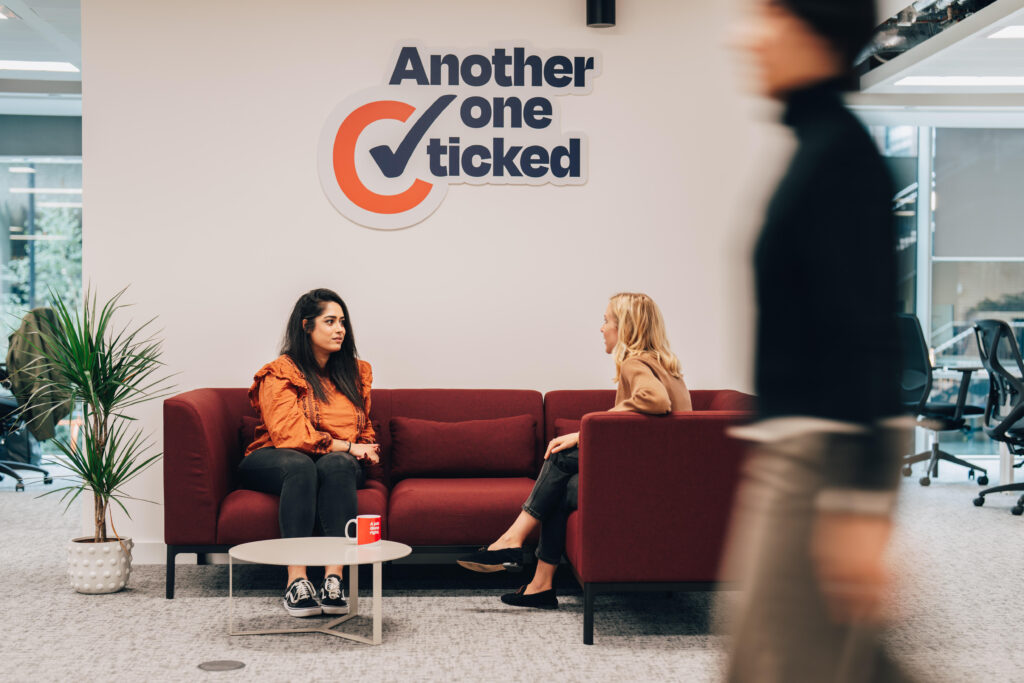 Checkatrade office based employees talking